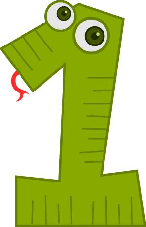 Number Animals 1 (Snake)
