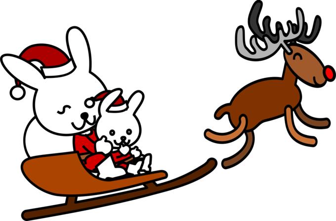 Santa rabbit