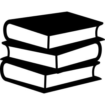 Books stack of three