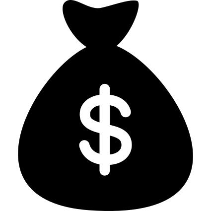 Money bag with dollar symbol