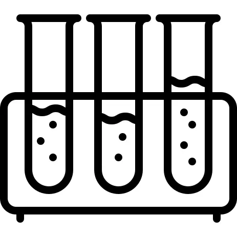 Three Test Tubes