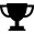 Trophy cup silhouette