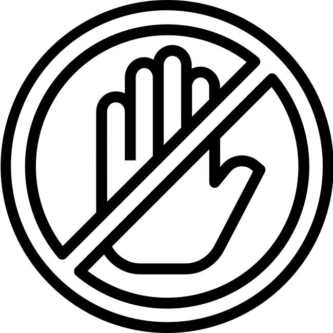 Do not touch