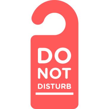 Do not disturb