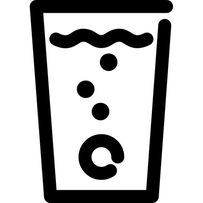 Glass of water