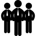 Businessmen team