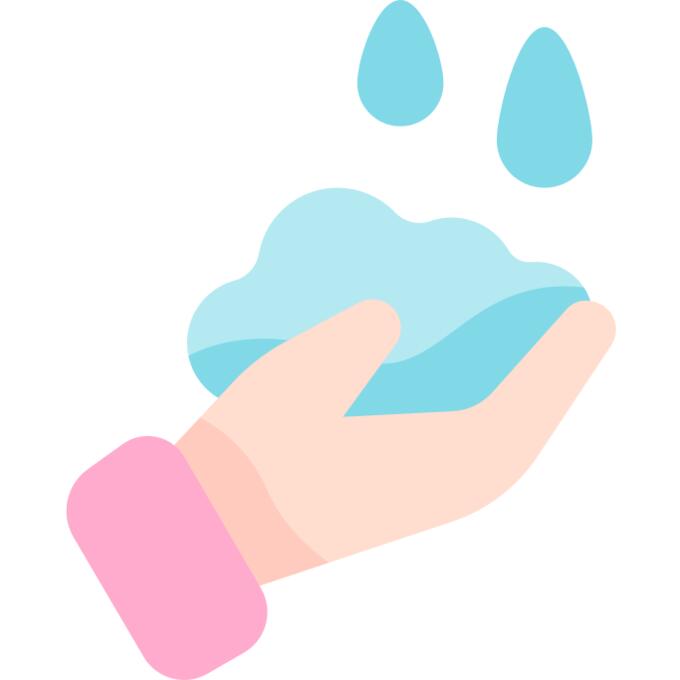 Washing hand