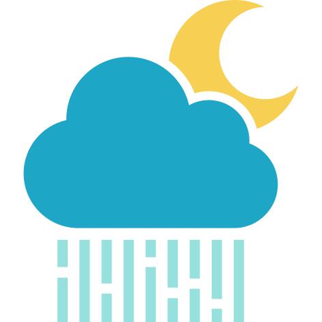 多雨的