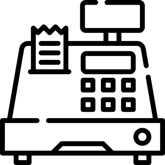 Cashier machine