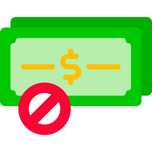 No money