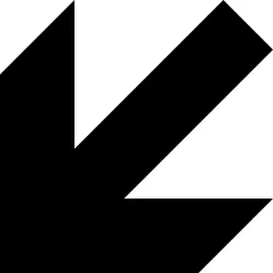 Diagonal arrow