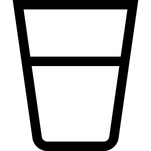 Glass of water
