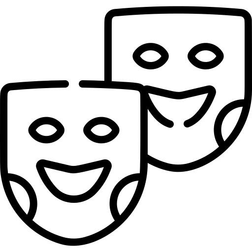 Theater masks