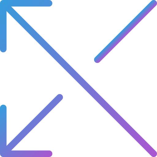 Crossed arrows