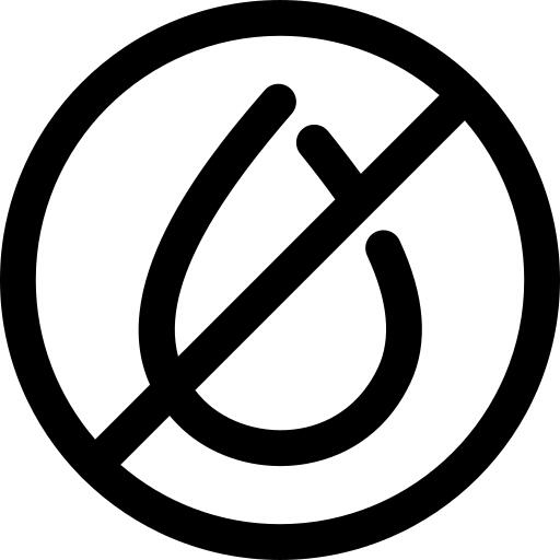 No water