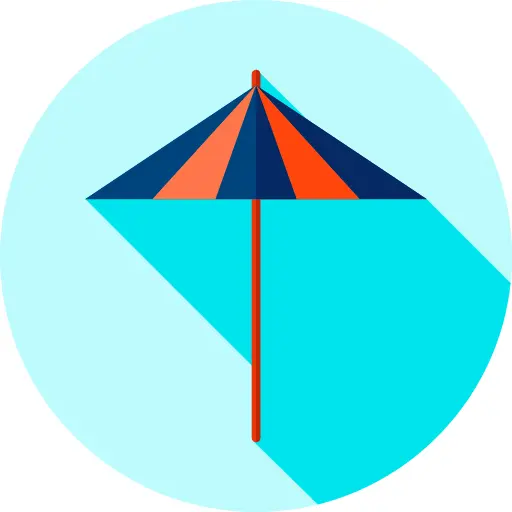 Beach umbrella