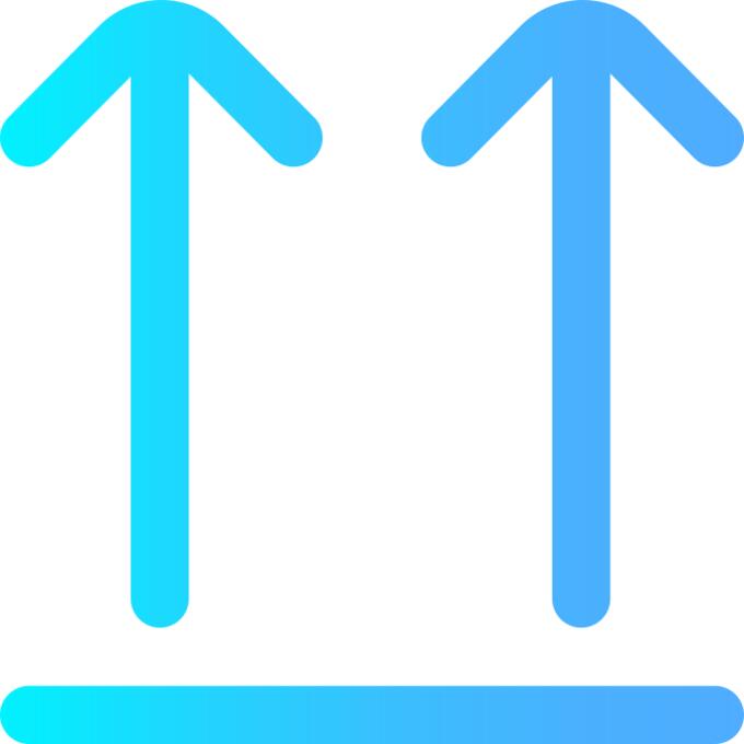 Up arrows