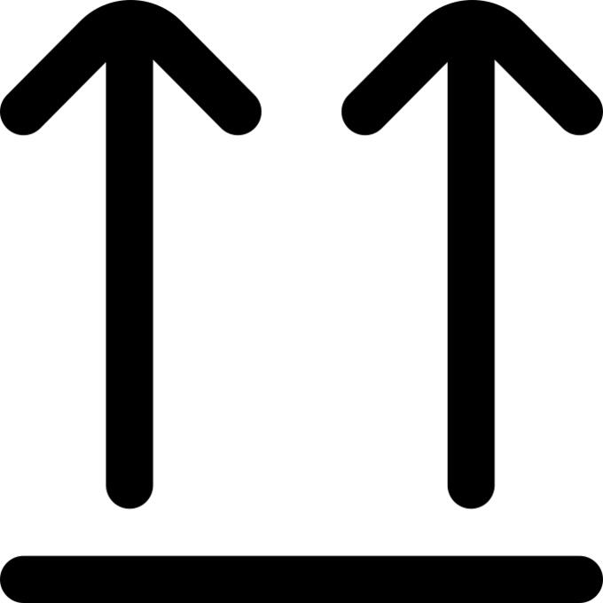 向上箭头
