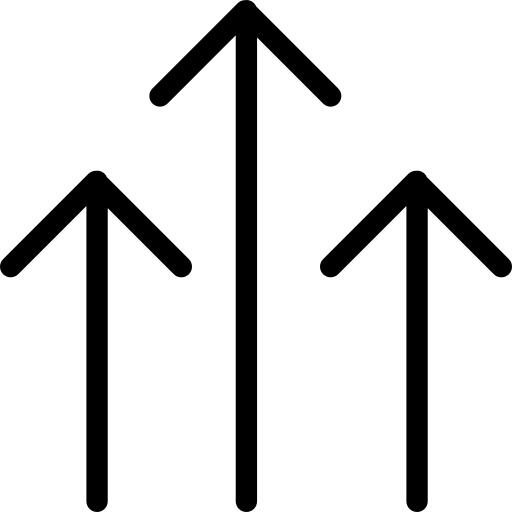 三个箭头