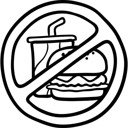 No fast food