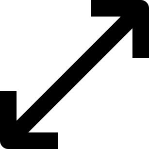 Diagonal arrow