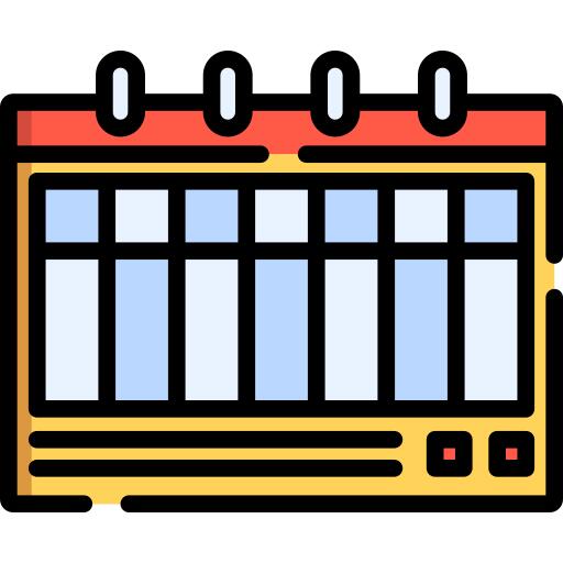 Weekly calendar