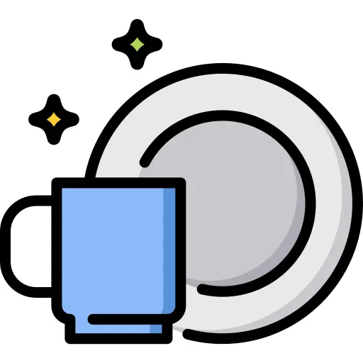Clean dishes