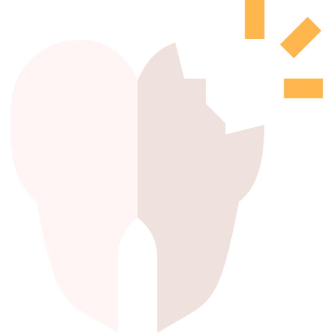 Broken tooth