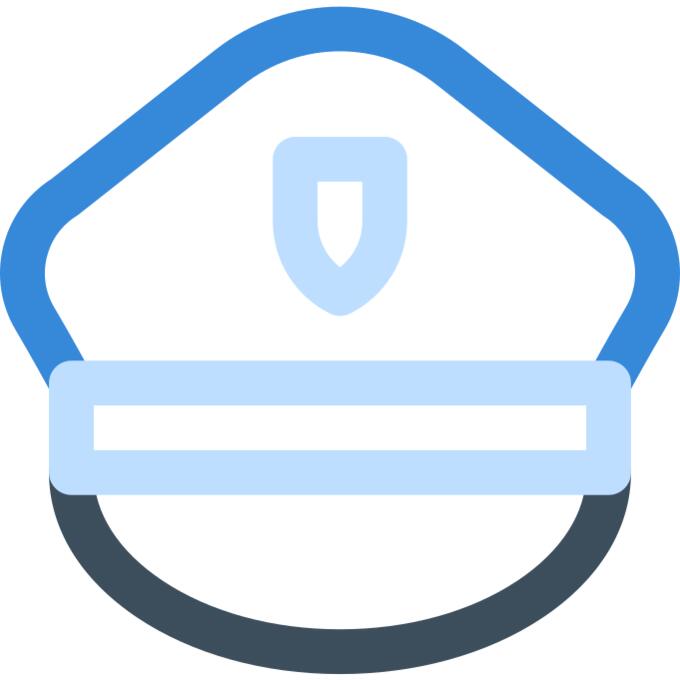 警察帽子