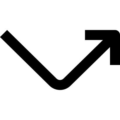 Curved arrow