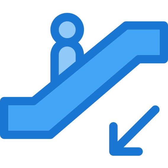 Escalator down