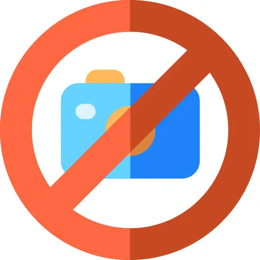 不许拍照