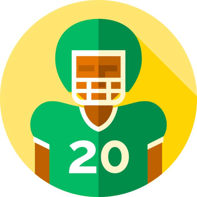 American football player