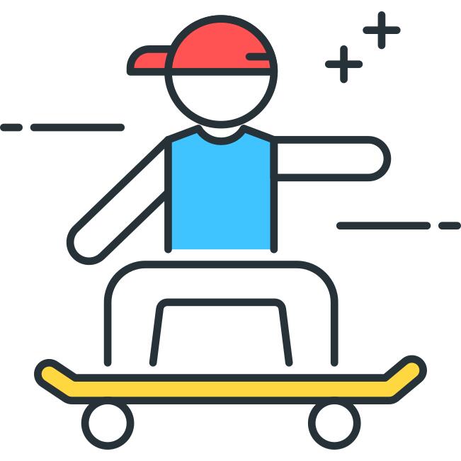 Skateboarding