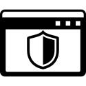 Financial protection online symbol