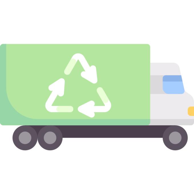 Recycling truck