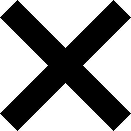 Delete cross