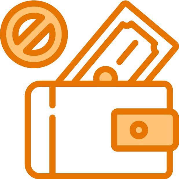 No money