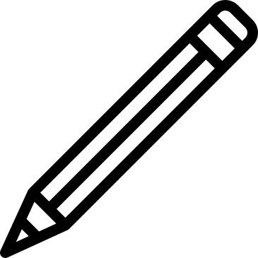 Inclined Pencil with Eraser