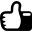 Good job thumb up symbol