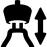 Lamp with double arrow signal
