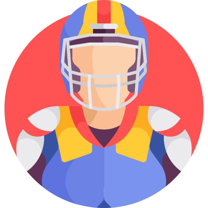 American football player