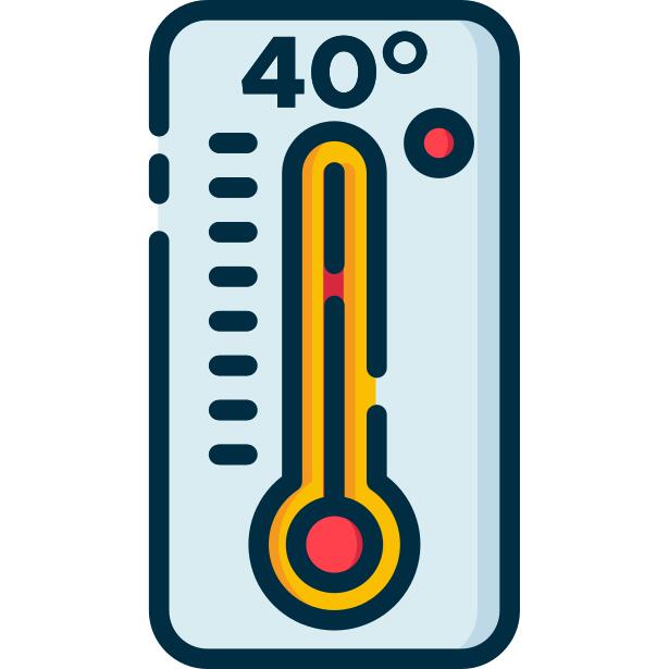 High temperature