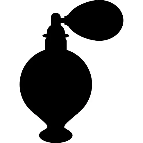 香水黑色优雅复古容器形状