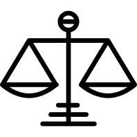 Scale symbol of justice