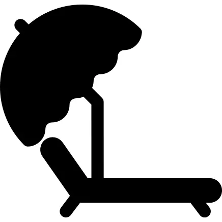 Sun Umbrella and Deck Chair