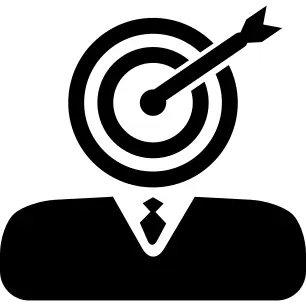 与飞镖和箭头的商人