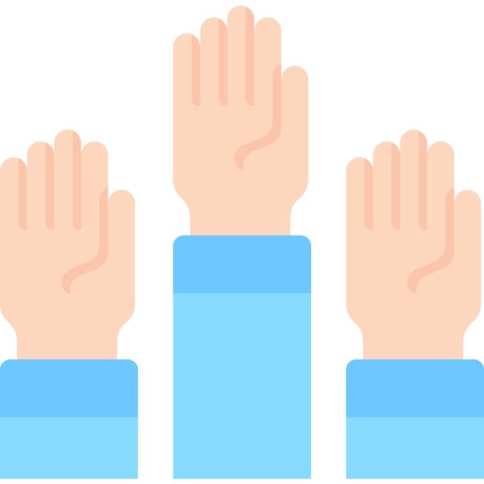 Raise hand