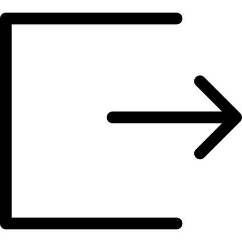 Exit right arrow