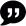 Quotation marks in speech bubble